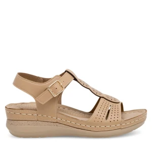 Sandały Clara Barson WYL05010-18 Beżowy