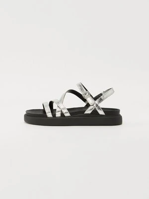 Sandały Clarks srebrny
