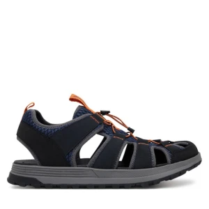 Sandały Clarks ATL Trek Wave 26181516 Granatowy
