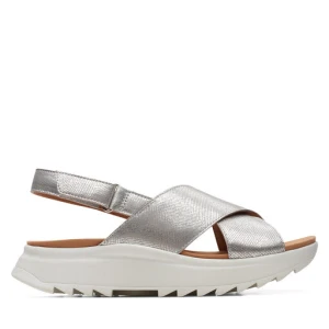 Sandały Clarks DashLite Wish 26171951 Srebrny