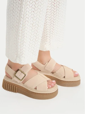 Sandały Clarks Evamar Wish 26181202 Beżowy