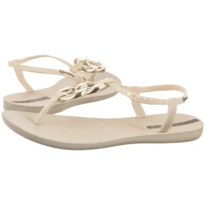 Sandały Class Connect II Fem 83701/BC838 Beige/Beige/White Gold (IP86-c) Ipanema