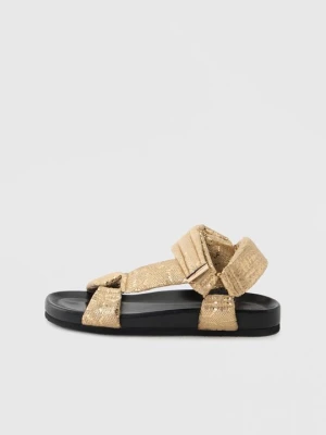 Sandały Copenhagen Shoes w kolorze złota