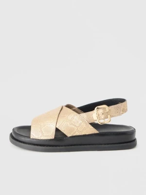 Sandały Copenhagen Shoes złoty