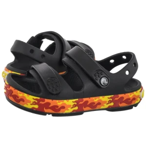 Sandały Crocband Cruiser Flames Sandal Kid's Black 211269-001 (CR394-a) Crocs