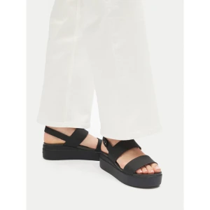 Sandały Crocs Brooklyn Low Wedge W 206453 Czarny