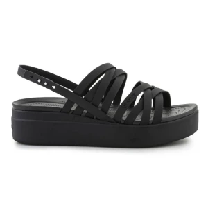 Sandały Crocs Brooklyn Strappy Lowwdg 206751-001 czarne