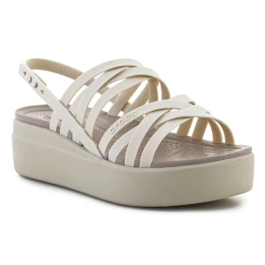 Sandały Crocs Brooklyn strappy lowwdg 206751-2Y2 beżowy