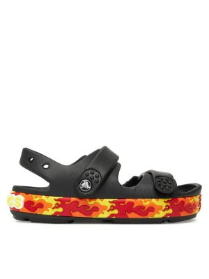 Sandały Crocs Crocband Cruiser Flames Sandal Kids 211268 Czarny
