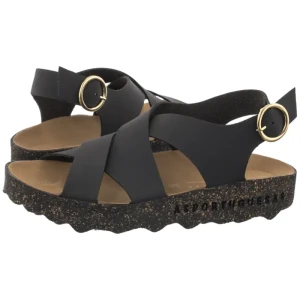 Sandały Cusk L Eco Nubuck Black P018278000 (AP17-b) Asportuguesas