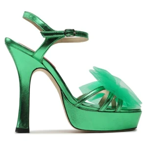 Sandały Custommade Arlina Metallic Bow 999624047 Zielony