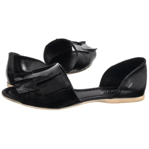 Sandały Czarne A034PABLOBS028 (VE852-a) Venezia
