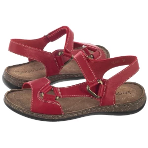 Sandały Czerwone SK 037 (SL338-b) Sergio Leone