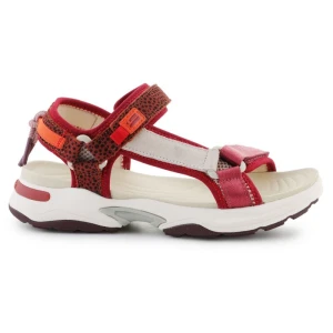 Sandały D.Franklin Sneakers Sandal Strips DFSH406003-Burg czerwone