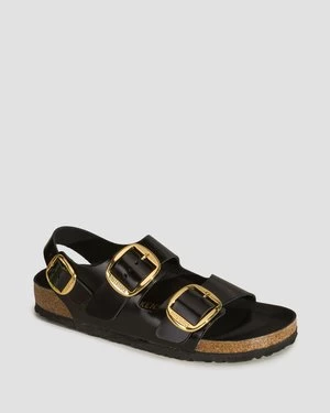 Sandały Damskie Birkenstock Milano Bb Nl Czarne Narrow