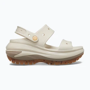 Sandały damskie Crocs Mega Crush taupe Biały