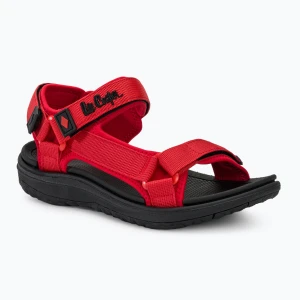 Sandały damskie Lee Cooper LCW-24-34-2616L black/red