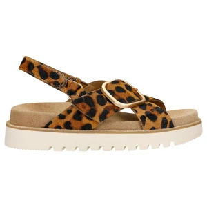 Sandały damskie relaks w panterke r 78002-94