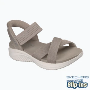 Sandały damskie SKECHERS Ultra Flex 3.0 Never Better gray