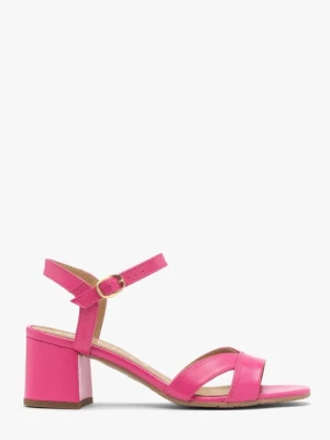 Sandały damskie w kolorze fuksji Ryłko