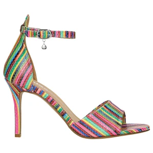 Kolorowe sandały damskie na szpilce 76182-50 Wojas