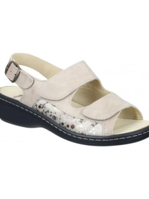 SANDAŁY DR.BRINKMANN - 710220-08 BEIGE Dr. Brinkmann