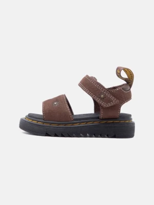 Sandały Dr. Martens ciemnobrązowy