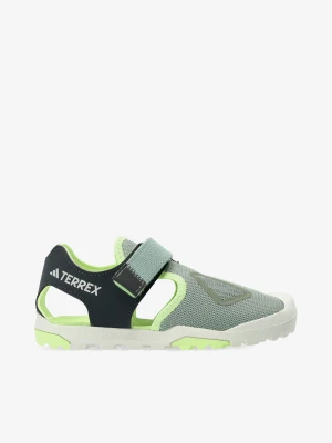 Sandały dziecięce adidas TERREX Captain Toey - silver green/carbon/grn spark