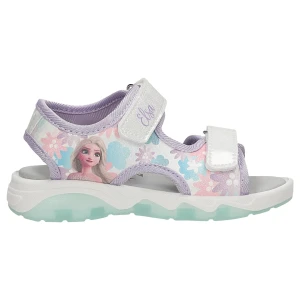 Kolorowe sandały frozen ze swiecaca podeszwa Bartek 89005-49