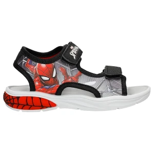 Czarno czerwone sandały chłopięce spider man Bartek 89007-11