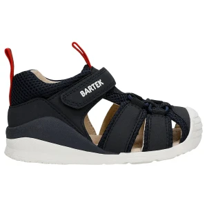 Granatowe sandały z zabudowanym noskiem Bartek 84419-65