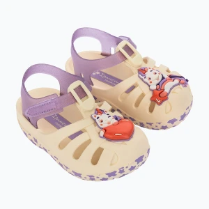 Sandały dziecięce Ipanema Summer XVI beige/lilac