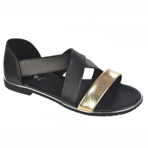 Sandały dziecięce MissMe 22DZ35 black/gold