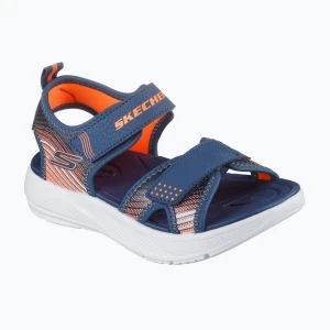 Sandały dziecięce SKECHERS Microspec-Splash blue