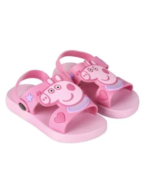 Sandały dziewczęce- różowe świnka Peppa