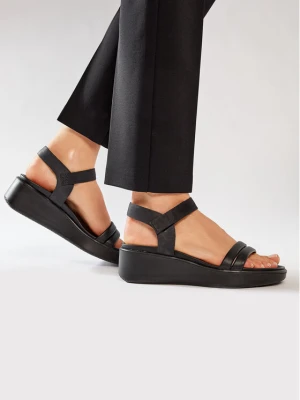 Sandały ECCO Flowt Wedge Lx W 27330351052 Czarny