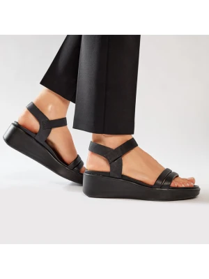 Sandały ECCO Flowt Wedge Lx W 27330351052 Czarny