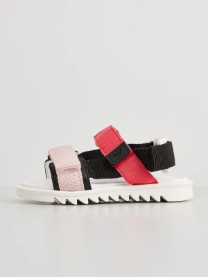 Sandały Emporio Armani czerwony