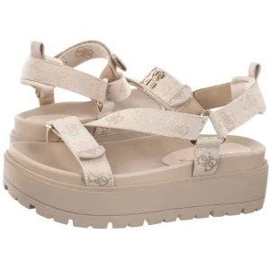Sandały Fetta FLJFTT FAL03 Cream (GU878-a) Guess