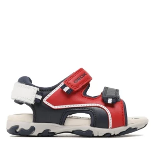 Sandały Geox B Sandal Flaffee Boy B3559A08515C7217 S Czerwony