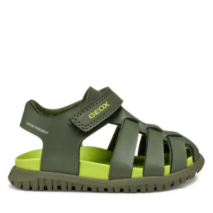 Sandały Geox B Sandal Fusbetto B556AA 000BC C3016 Zielony