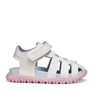 Sandały Geox B Sandal Fusbetto Gi B556BA 000BC C0406 Biały