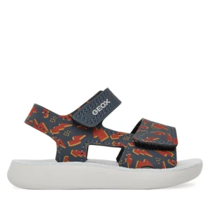 Sandały Geox B Sandal Lightfloppy B455SC 000CE C0735 Granatowy