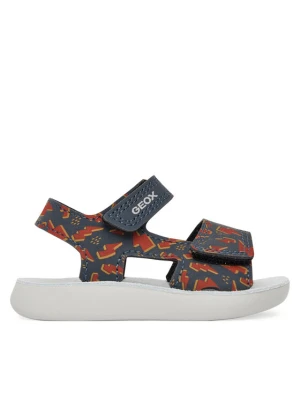 Sandały Geox B Sandal Lightfloppy B455SC 000CE C0735 Granatowy