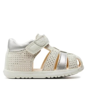 Sandały Geox B Sandal Macchia Gir B254WB 007NF C1Q1N Biały