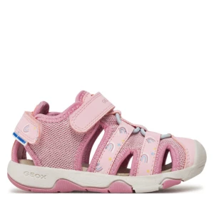 Sandały Geox B Sandal Multy Girl B450DB 0ASCE C8099 S Różowy