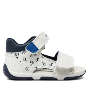 Sandały Geox B Sandal Tapuz Boy B450XB 000BC C0293 Biały