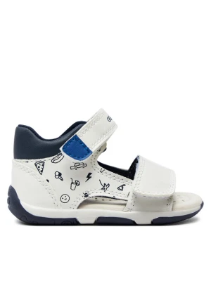 Sandały Geox B Sandal Tapuz Boy B450XB 000BC C0293 Biały