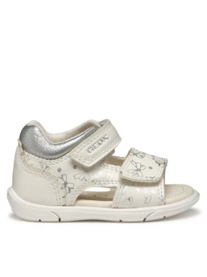 Sandały Geox B Sandal Zapito B556FD 000BC C0007 Biały