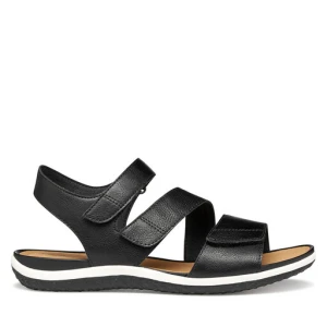 Sandały Geox D Sandal Vega D35R6A 000BC C9997 Czarny